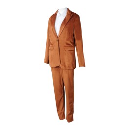 BWS262 Custom Women's Suit Metal Button Design Golden Fleece Women's Suit Supplier  affordable women's business suits  flannel blazer BWS262 Custom Women's Suit Metal Button Design Golden Fleece Women's Suit Supplier  affordable women's business suits  flannel blazer